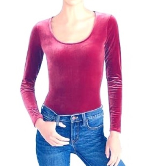 J. Crew Mercantile Velvet Bodysuit - Picture 6 of 8